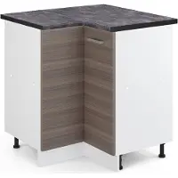Vicco R-Line Hoekkast – 75.6 cm, WB Antraciet Edel grijs