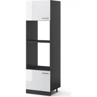 Vicco R-Line Magnetronkast – 60 cm Wit Hoogglans