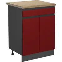 Vicco R-Line Keukenonderkast – 60 cm, WB Eik Rood