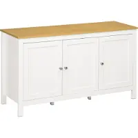 HOMCOM Dressoir - Hout - 120x40x70cm - Wit