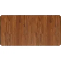 vidaXL Wastafelblad 100x50x2,5cm behandeld massief hout donkerbruin