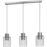 Eglo Milligan, feestverlichting, wit, zink, zilver, wit, staal, voor binnen, IP20