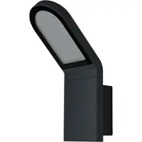 Ledvance ENDURA, Buitenwandlamp, Donkergrijs, Aluminium, Glas, IP44, Geschikt voor: Entree, Gevel