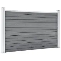 vidaXL Schutting 353x106 cm HKC grijs
