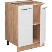 Vicco Fame-Line Keukenonderkast – 60 cm zonder werkblad Wit Hoogglans