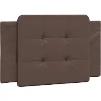 vidaXL Hoofdbordkussen "Zadar" 80 cm kunstleer bruin