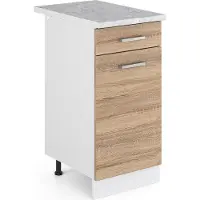 Vicco R-Line Keukenonderkast – 40 cm, WB Marmer Sonoma