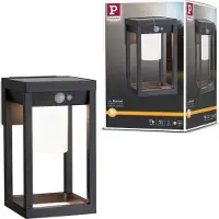 Paulmann 94572 Marisol Wandlamp op zonne-energie Energielabel: A (A - G) 5.5 W Warmwit Zwart