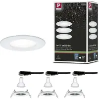Paulmann 92980 LED-inbouwlamp Set van 3 stuks LED GU10 19.5 W Wit (mat)