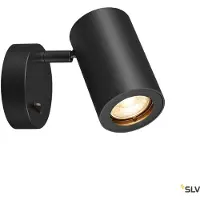 SLV LED Wandlamp | 1X GU10 Max 50W | IP20 Dimbaar Zwart | ENOLA