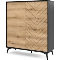 Selsey Dressoir Renée 2 deurs | spaanplaat naturel 104x119x39 cm dressoirs | NADUVI