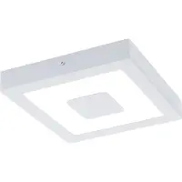 Eglo Iphias Wand/Plafondlamp Wit - IP44 - 22,5 x 22,5 cm