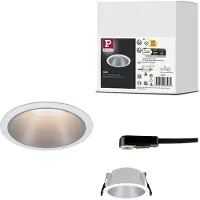 Paulmann 93398 LED-inbouwlamp LED GU10 10 W Wit (mat), Zilver
