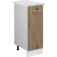 Vicco R-Line Apotheekkast – 30 cm, WB Marmer Artisanaal eiken