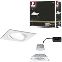 Paulmann Inbouwspot Led Nova Coin 3-stapdim Rond Kantelbaar Wit 6,5w