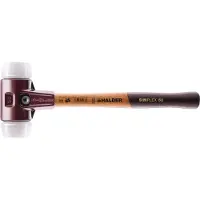 HALDER Kunststofhamer | lengte 490 mm hoofd-d. 80 mm | middelhard hout | superplastic wit | 1 stuk - 3007.080 3007.080