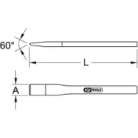 Ks Tools BRONZEPlus muiters, 22 x 600 mm 9632457