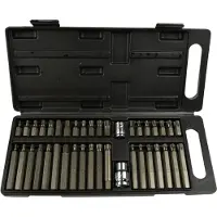 GEKO 41-delige bitset - Hex, spline & Torx - Chroom-vanadium - Inclusief opbergbox