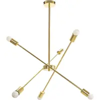 Toolight App1115-6Cp Hanglamp Goud 57,5X72X57,5Cm