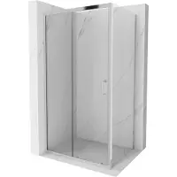 Mexen Apia schuifdouchecabine 90 x 80 cm, transparant, chroom - 840-090-080-01-00