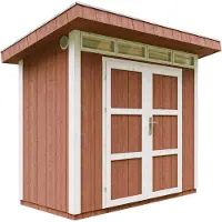 Timbela Tuinhuis van premium kwaliteit, 3 m², afmetingen 161 x 294 x 239 cm - M901A-ROODHOUT