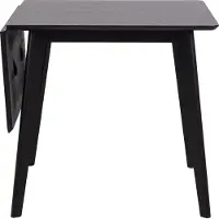 Fonq basic Crow Eettafel Inklapbaar - 120 x 80 cm - Zwart