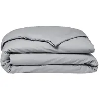 TODAY Teday Essentiële dekbedovertrek - 240 x 260 cm - 2 personen - 100% une katoen - staal