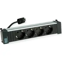 Bachmann POWER FRAME 4xCEE7/3 ALU 0,20m 3G1,5mm² sw GST18