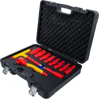 Bgs VDE-dopsleutelset - aandrijving 1/2 - SW 10 - 24 mm - 11 delig