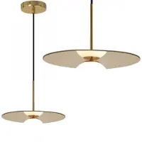 Toolight App939-1Cp Hanglamp Goud 27X18X72Cm