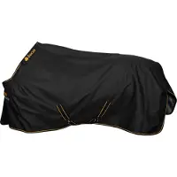 Bucas Regendeken Irish Turnout Extra - Black-gold - 185