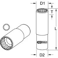Ks Tools 9181711 9181711 Verwisselbare kop