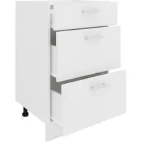 VCM Keuken kast, breedte 50 cm, onderkast, lade, model Esilo