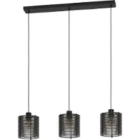 Eglo Hanglamp Segovia, dimbaar, zwart, Woon-/ Eetkamer, metaal, Modern, hanglamp