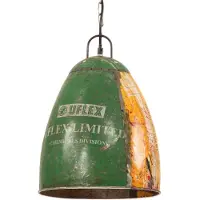 vidaXL Hanglamp industrieel rond 25 W E27 32 cm meerkleurig
