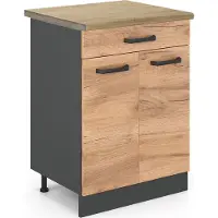 Vicco Keukenonderkast R-Line Krachtige eik goud 60 cm , AP Eik, Model 46391