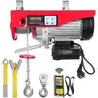 Vevor 230V elektrische lier met een hefhoogte van 125 kg tot 250 kg