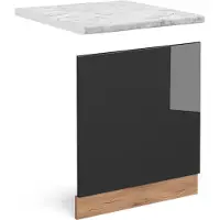 Vicco R-Line Frontpaneel – 60 cm, WB Marmer Antraciet Hoogglans