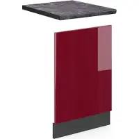 Vicco R-Line Frontpaneel – 45 cm, WB Antraciet Rood