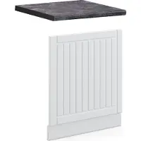 Vicco Fame-Line Frontpaneel – 60 cm, WB Antraciet Wit Landhuis