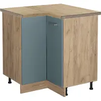 Vicco R-Line Hoekkast – 75.6 cm, WB Eik Blauw-grijs