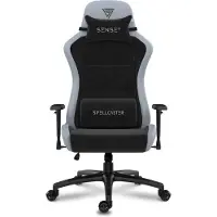 Sense7 Spellcaster FUKU XL PU - Ergonomische Gaming Stoel - Bureaustoel Eco-Leer & Alcantara - Tot 150kg - Zwart/Grijs
