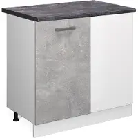 Vicco R-Line Hoekkast – 86 cm, WB Antraciet Beton