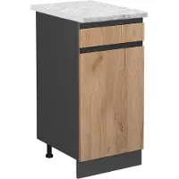 Vicco R-Line Keukenonderkast – 40 cm WB Marmer Krachtige eik goud