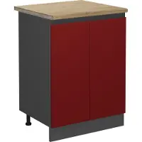 Vicco R-Line Keukenonderkast – 60 cm, WB Eik Rood