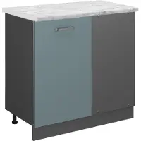 Vicco R-Line Hoekkast – 86 cm WB Marmer Blauw-grijs