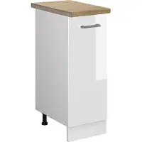 Vicco R-Line Apotheekkast – 30 cm, WB Eik Wit Hoogglans