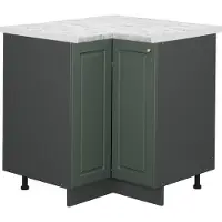 Vicco Fame-Line Hoekkast – 80.5 cm, WB Marmer Groen-Goud Landhuis