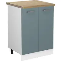 Vicco R-Line Keukenonderkast – 60 cm, WB Eik Blauw-grijs