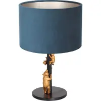 Steinhauer Tafellamp Animaux met donkerblauwe kap 8236ZW